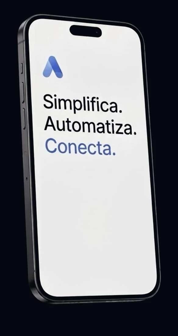 iPhone com o site da Aurora Digital na tela.